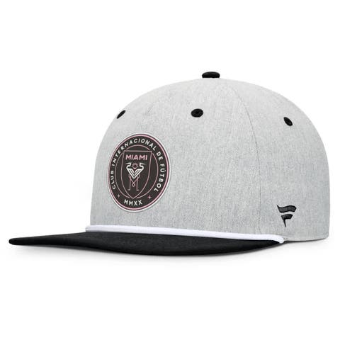 Men's Fanatics Heather Gray Inter Miami CF Chip Golfer Snapback Hat