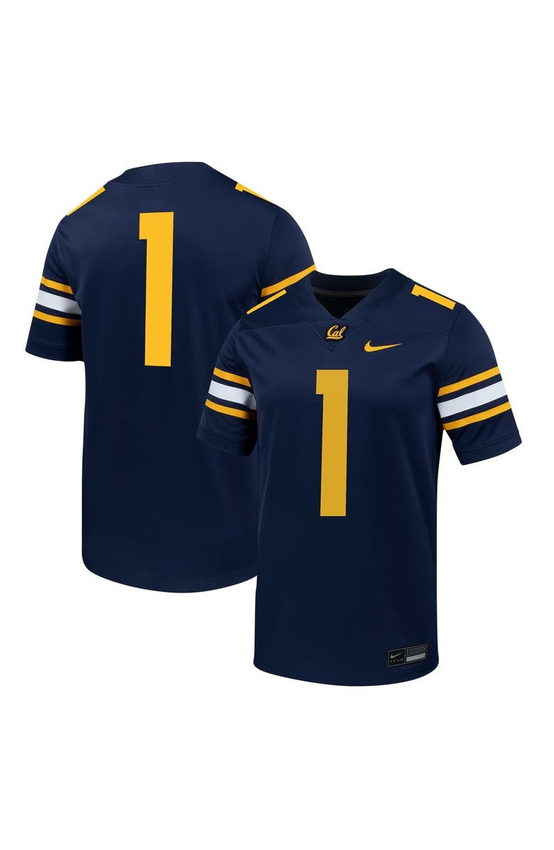 Nike Men's Nike #1 Navy Cal Bears Untouchable Football Jersey, Alternate, color, Navy