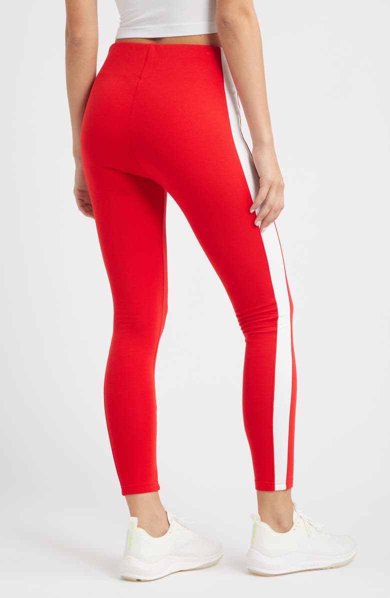 PUMA T7 Leggings, Alternate, color, For All Time Red-Puma White