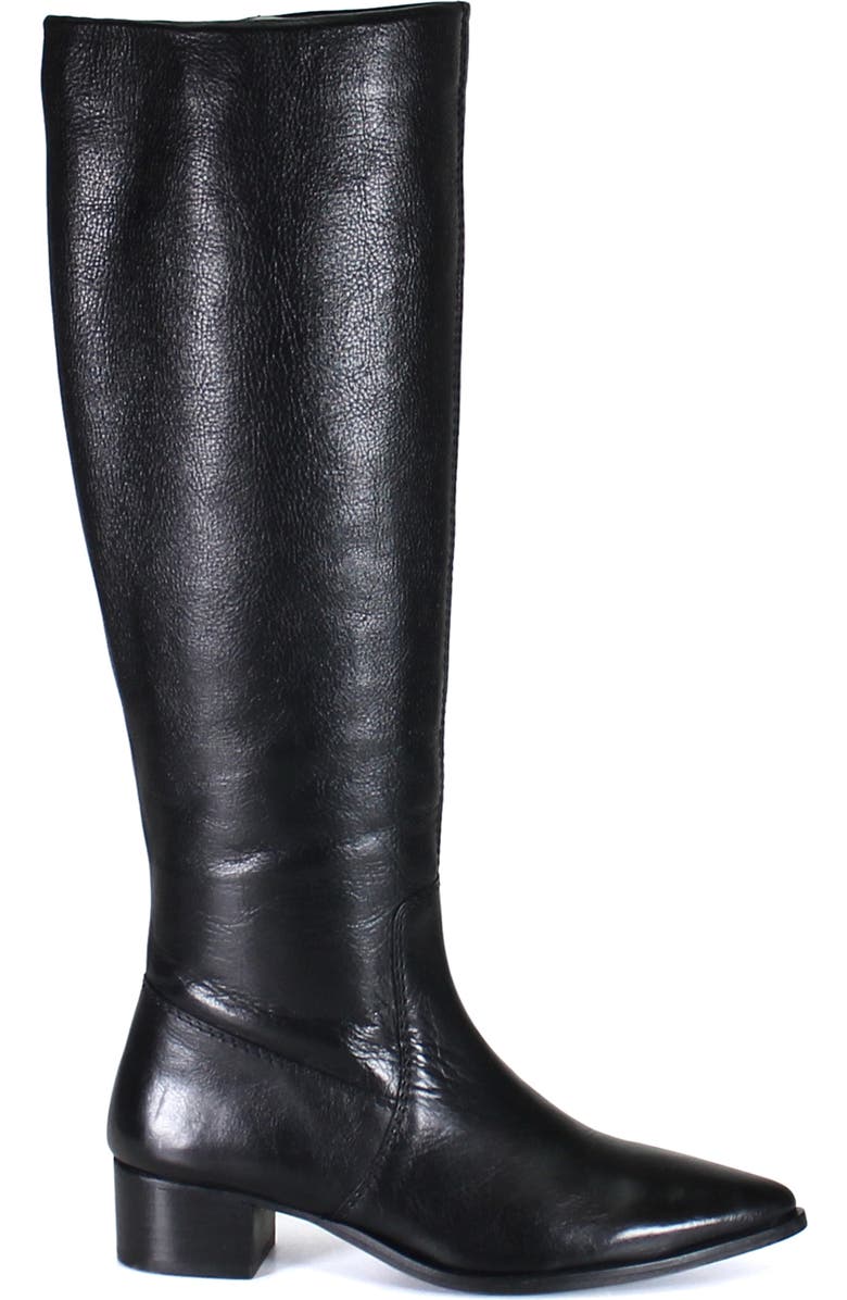 Diba True DIG ITAL Leather Sleek Tall Boot, Alternate, color, Black