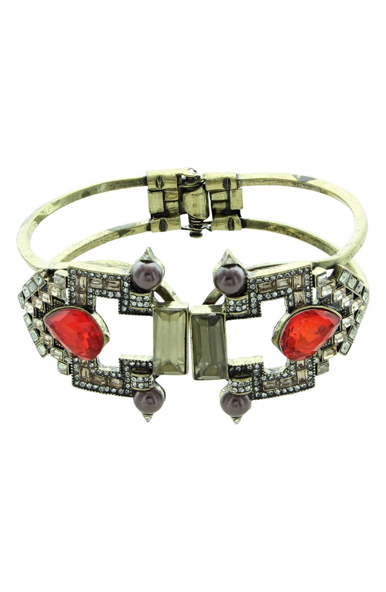 OLIVIA WELLES Harper Hinge Bracelet, Main, color, Gold