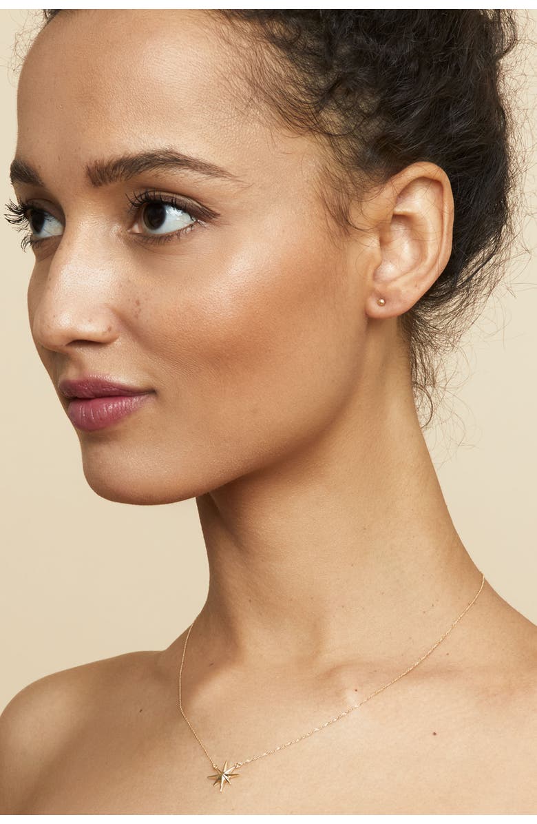 Oradina 10K Gold North Star Necklace, Alternate, color, Yellow Gold