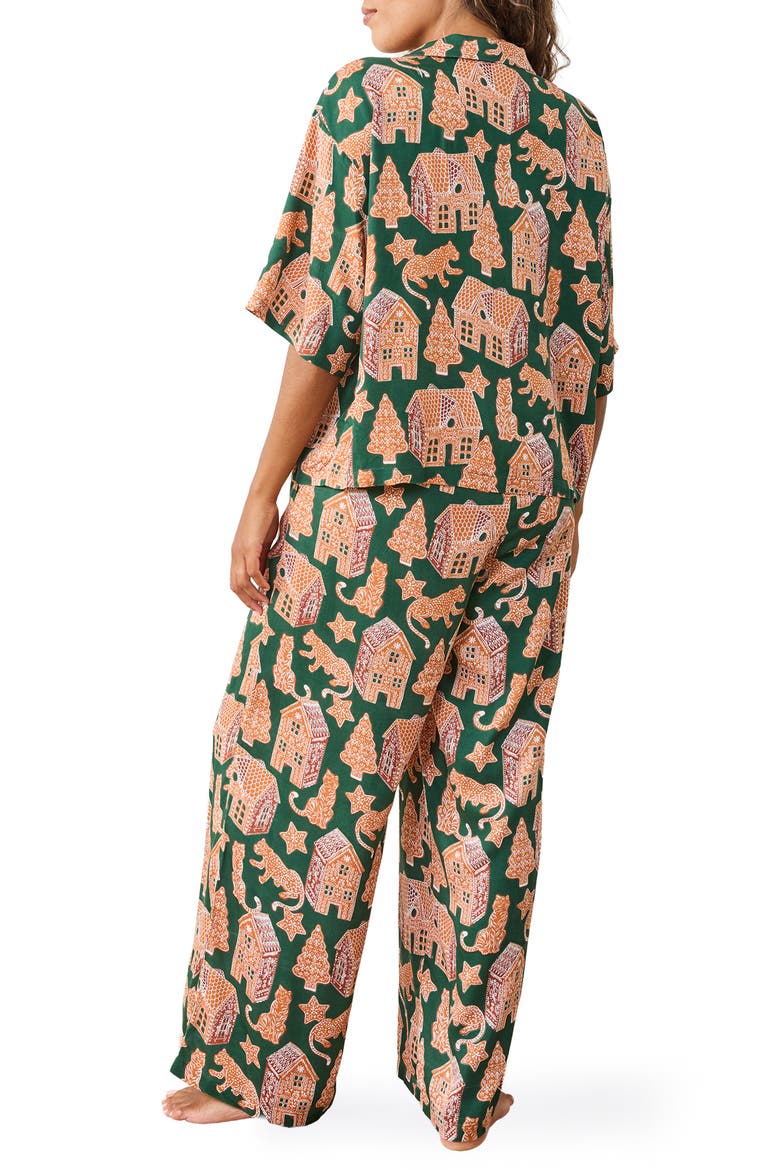 Wildest Dreams Pajamas, Alternate, color, HUNTER GREEN