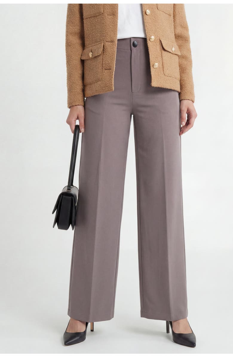 Solomon & Sage Classic Organic Wide Leg Pants, Alternate, color, Rose-Gray
