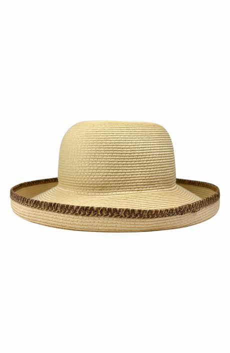 Nicole Miller Straw Cruiser Hat