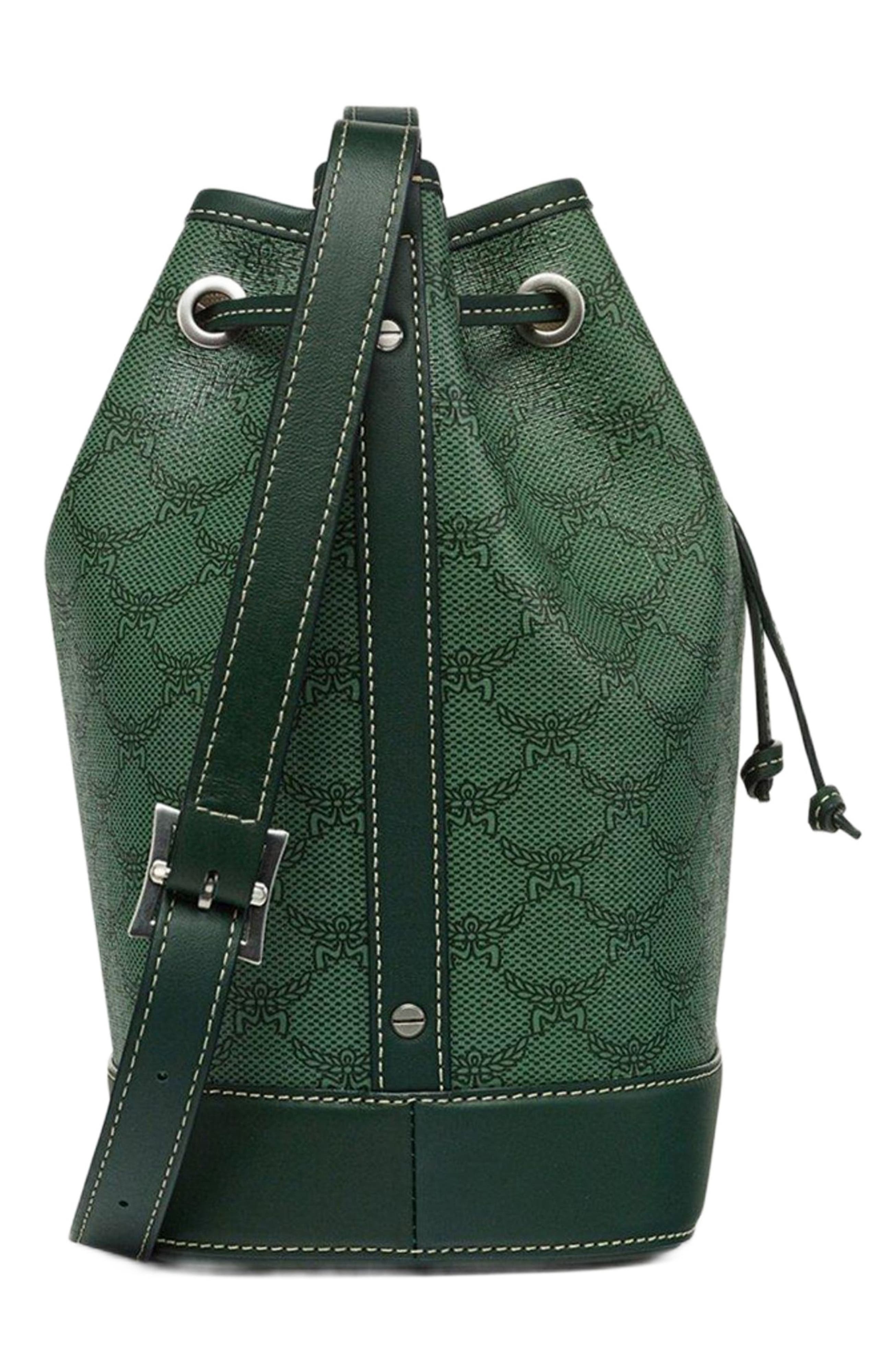 MCM Himmel Drawstring Bag in Lauretos, Alternate, color, 