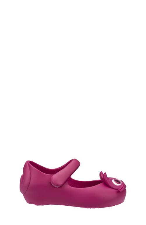 Melissa Ultragirl Ii Cat Mary Jane Flat In Dark Pink