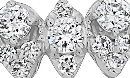 Bony Levy Maya Diamond Stacking Ring In Silver