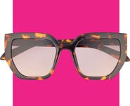 QUAY Contoured Oversize Square Sunglasses