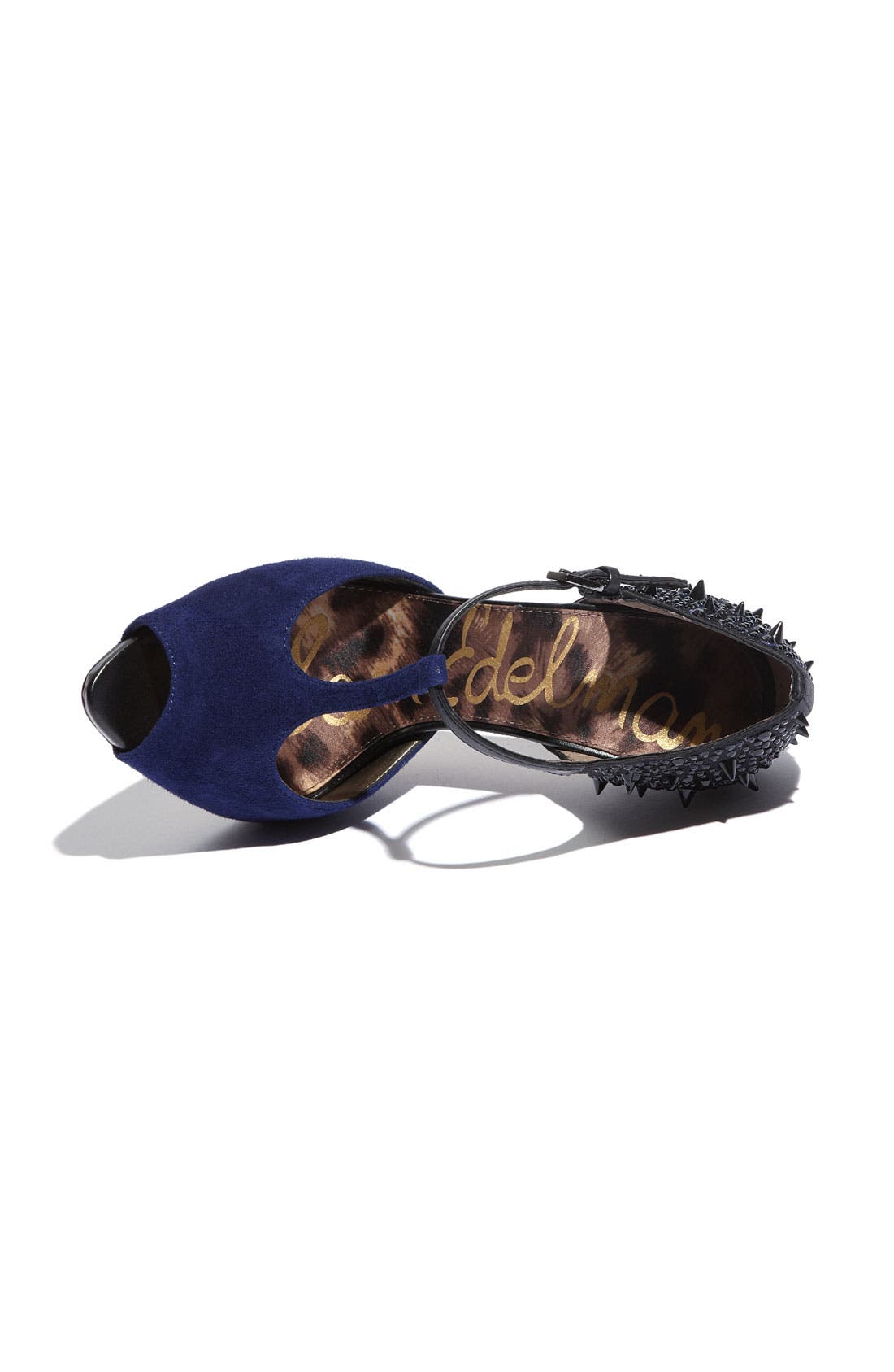 'Scarlett' Pump, Alternate, color, DEEP SEA SUEDED