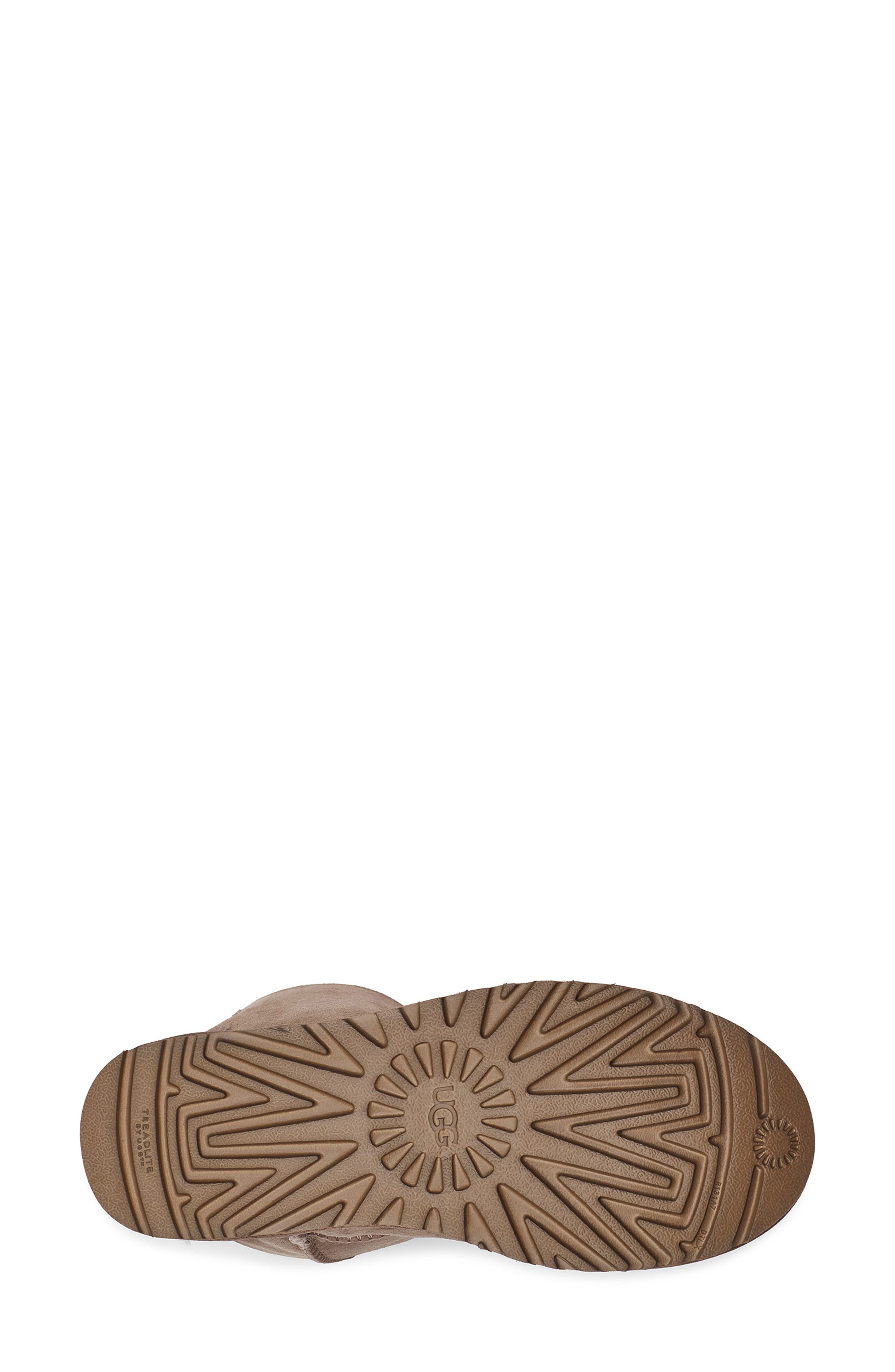 Bailey Bow II Genuine Shearling Boot, Alternate, color, CARIBOU SUEDE
