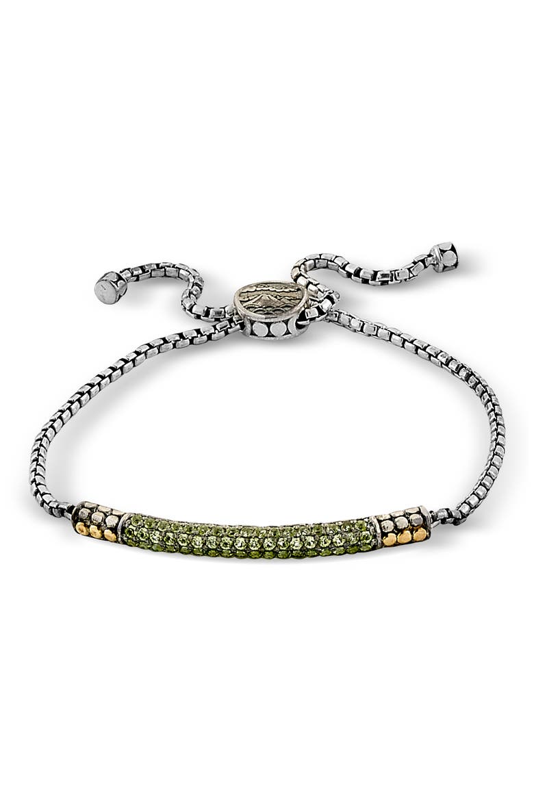 Pavé Bolo Bracelet, Alternate, color, GREEN