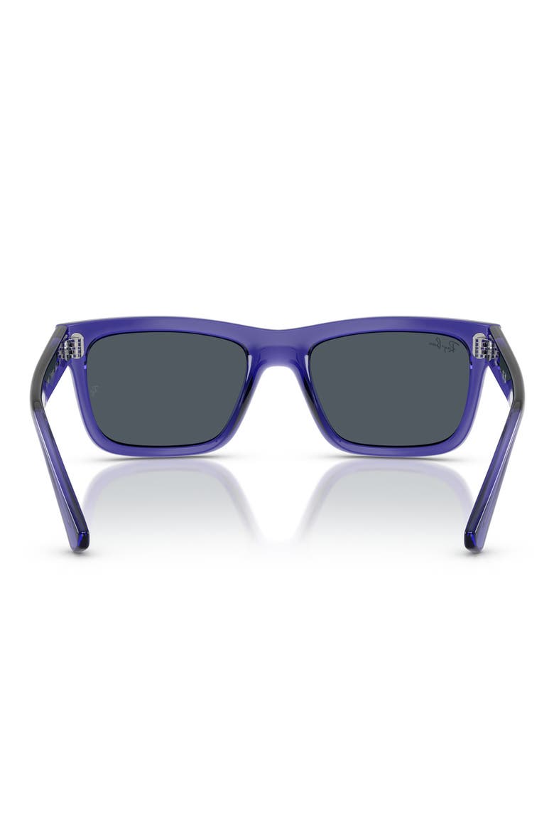 Kids' 49mm Rectangular Sunglasses, Alternate, color, TRANSPARENT VIOLET