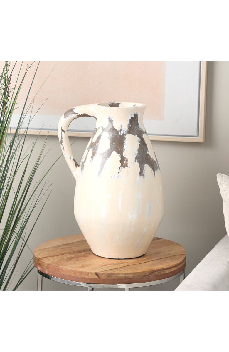 SONOMA SAGE HOME Cream Ceramic Vase, Alternate, color,