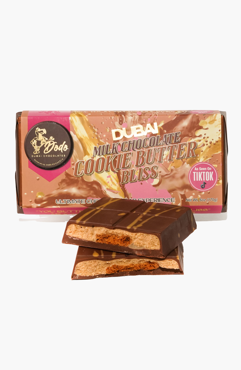The Dodo Chocolates Viral Dubai Style Chocolate Bar, Main, color, Milk Chocolate Cookie Butter