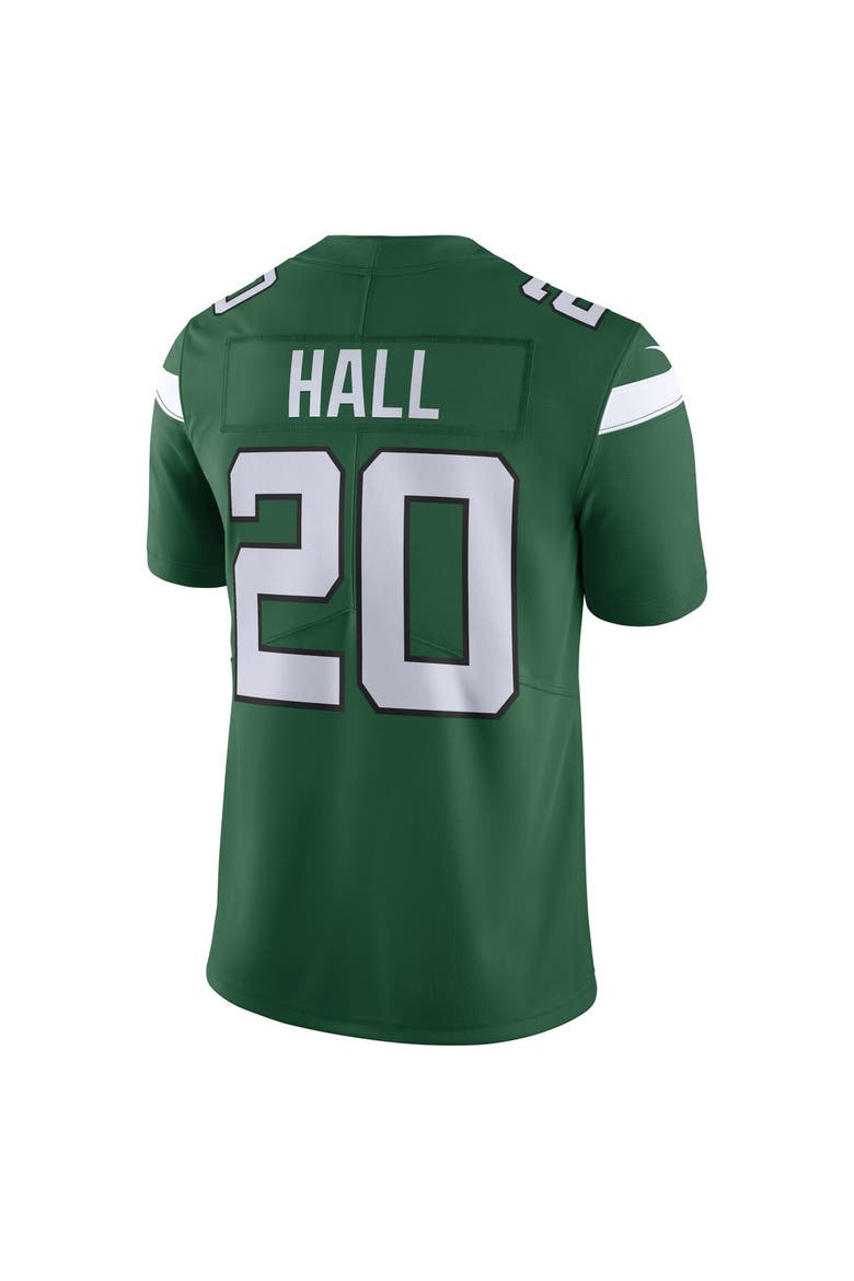 Men's Nike Breece Hall Gotham Green New York Jets Vapor Untouchable Limited Jersey, Alternate, color, Green