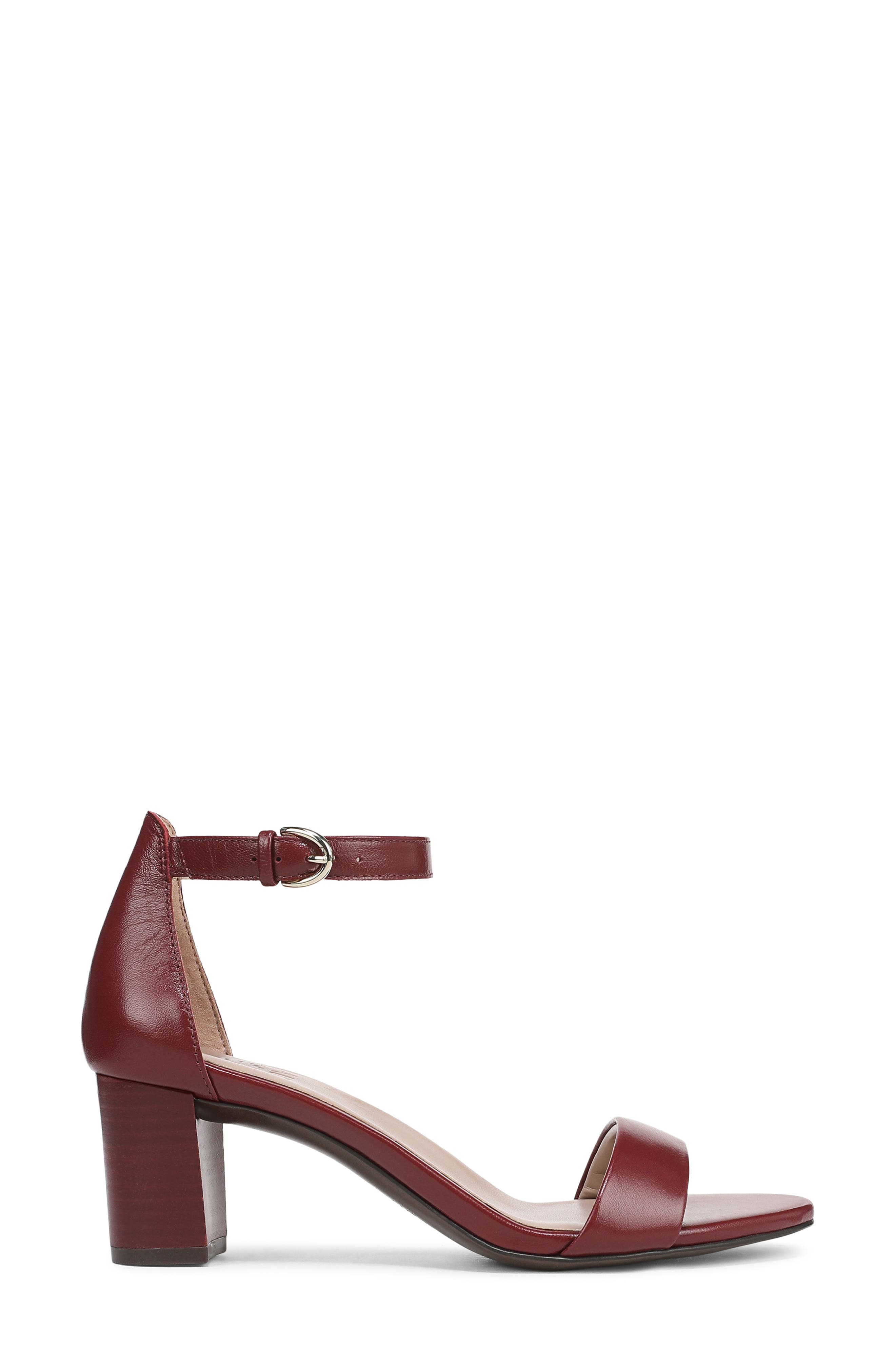 Vera Ankle Strap Sandal, Alternate, color, CRANBERRY RED
