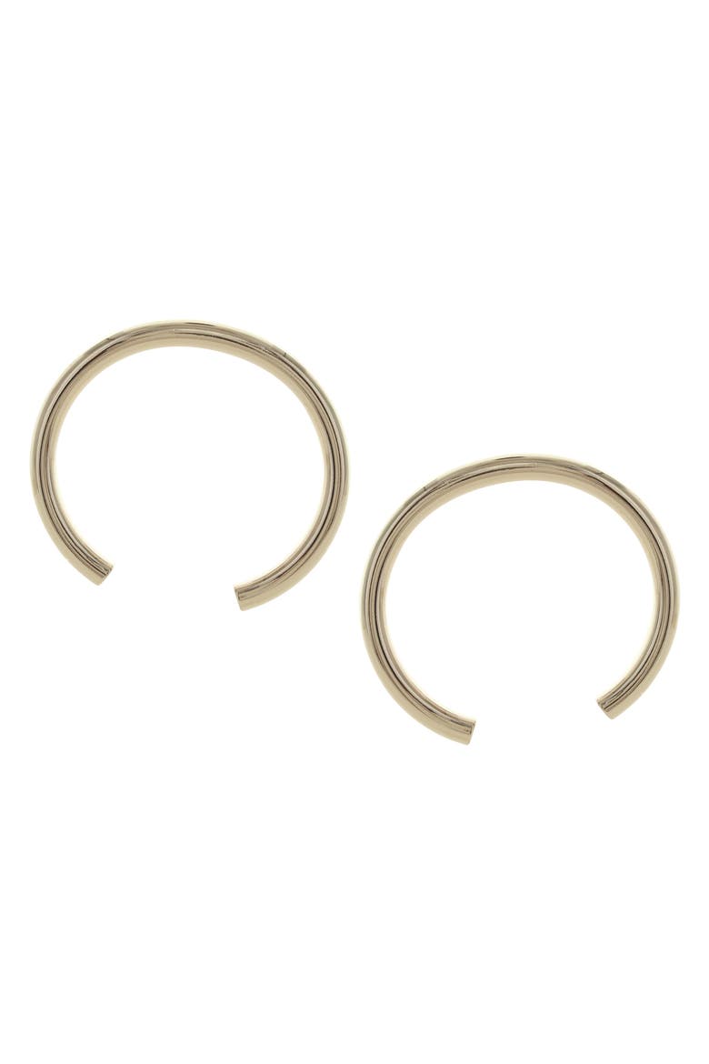 Mia Statement Hoop Earrings, Main, color, GOLD
