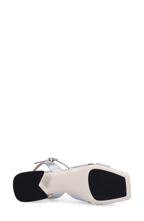 Ron White Brenna Ankle Strap Sandal In Silver