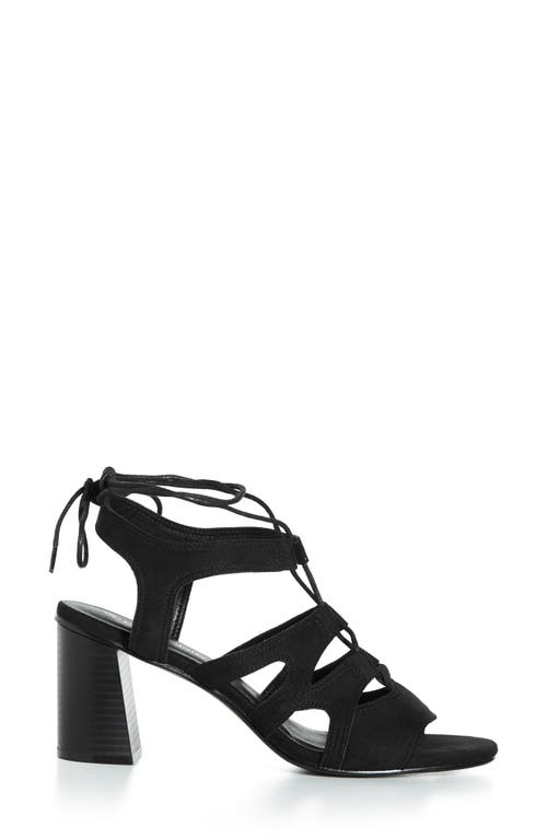 City Chic Lacey Ankle Tie Sandal