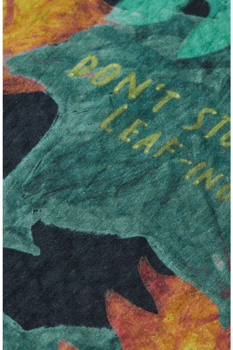 Leaf Print Cotton Seersucker Button-Up Shirt, Alternate, color, CAMO LEAF