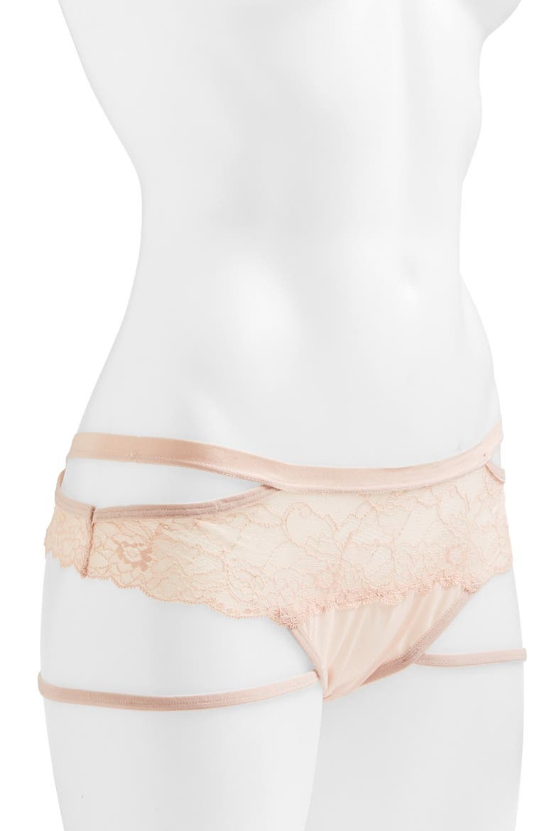 Intimates Lucy Hipster Briefs, Main, color, BARE