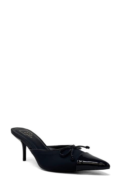 Naomi Pointed Cap Toe Mule (Women)