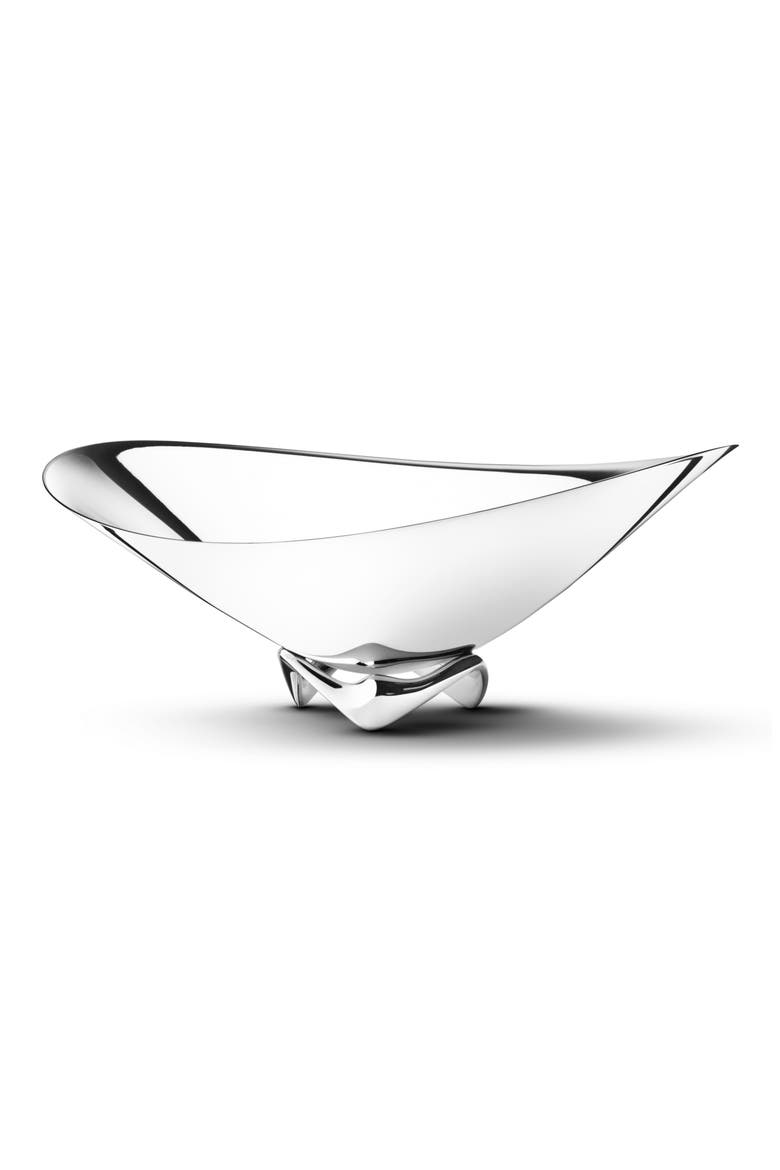 Large Koppel Wave Bowl, Main, color, SILVER