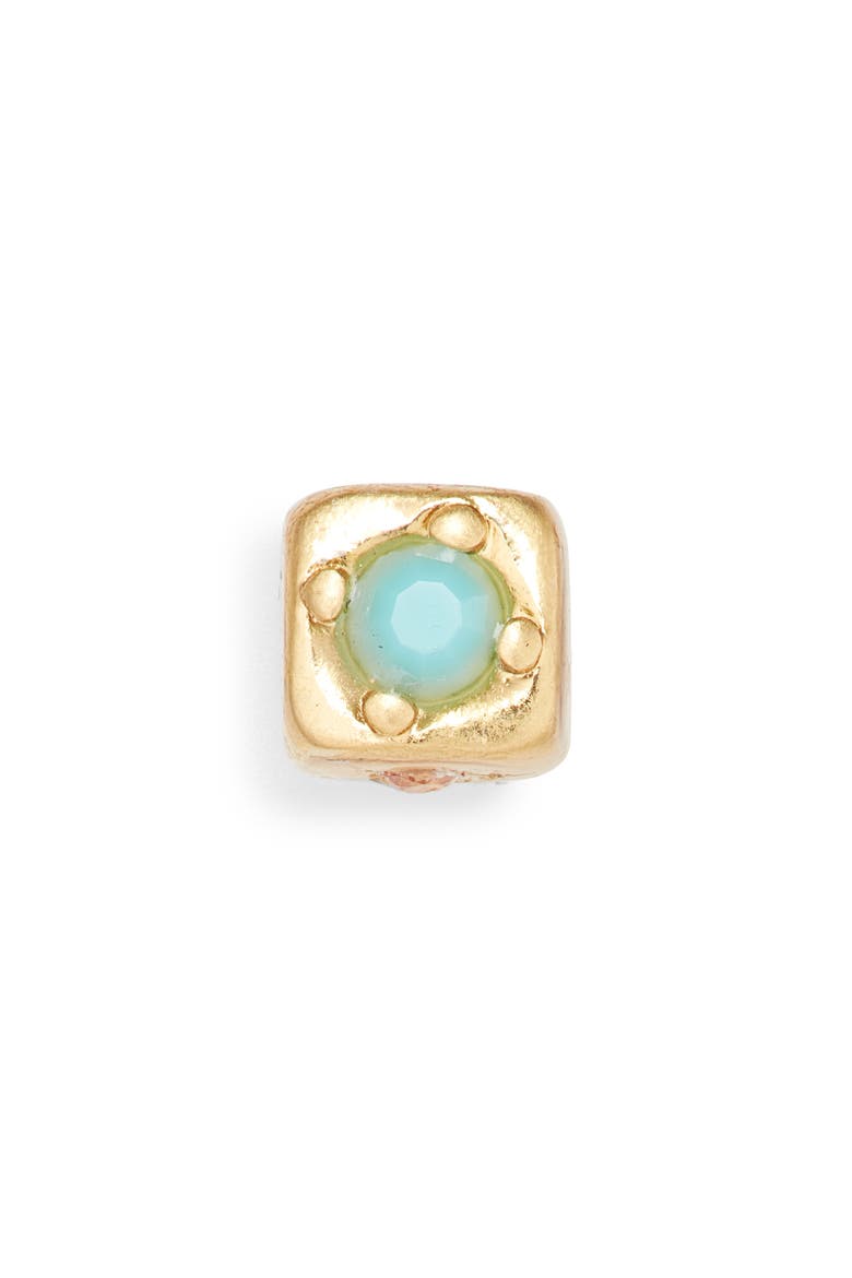 Mixer Single Stud Earring, Main, color, TURQUOISE STONE