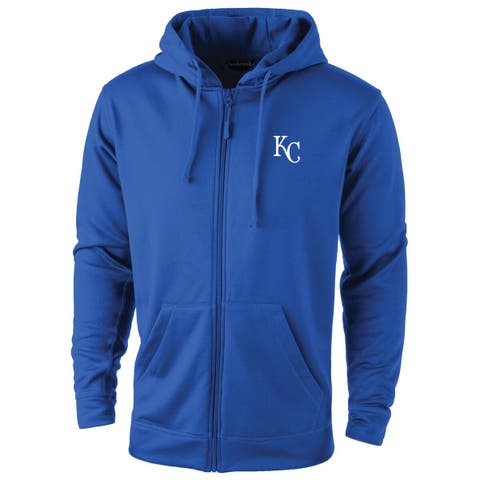 Men's Dunbrooke Royal Kansas City Royals Trophy Full-Zip Hoodie