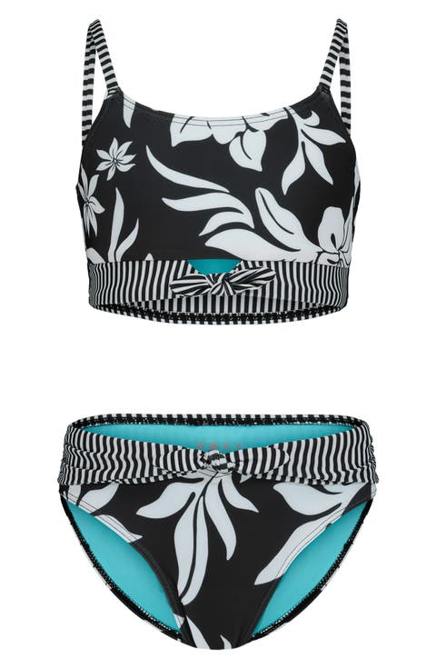 Kids' Floral Two-Piece Swimsuit (Big Kid)
