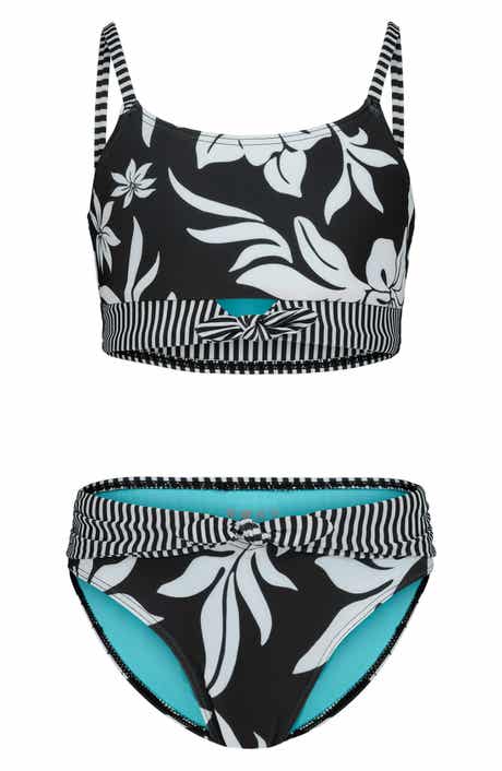 Kids' Floral Two-Piece Swimsuit