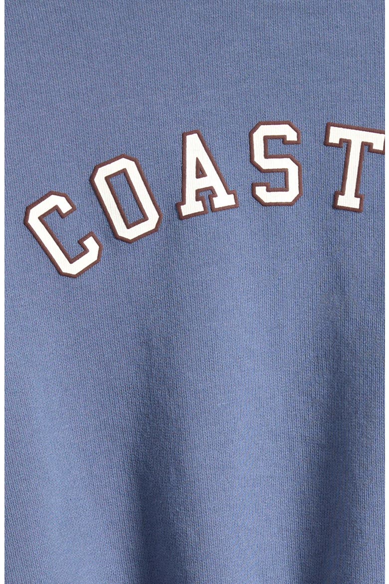 Kids' Graphic Cotton Blend Sweatshirt, Alternate, color, MARINE
