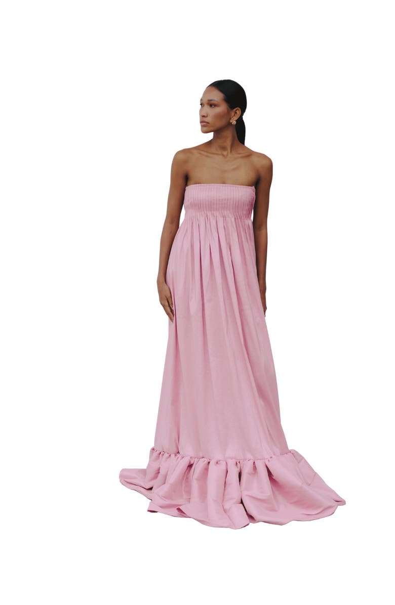 SEZ Rosette Dress, Main, color, Medium Purple