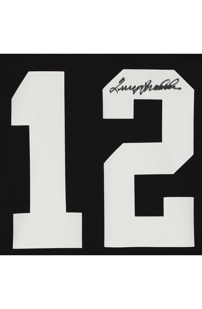 FANATICS AUTHENTIC Terry Bradshaw Pittsburgh Steelers Autographed Black Mitchell & Ness Authentic Jersey, Alternate, color, 