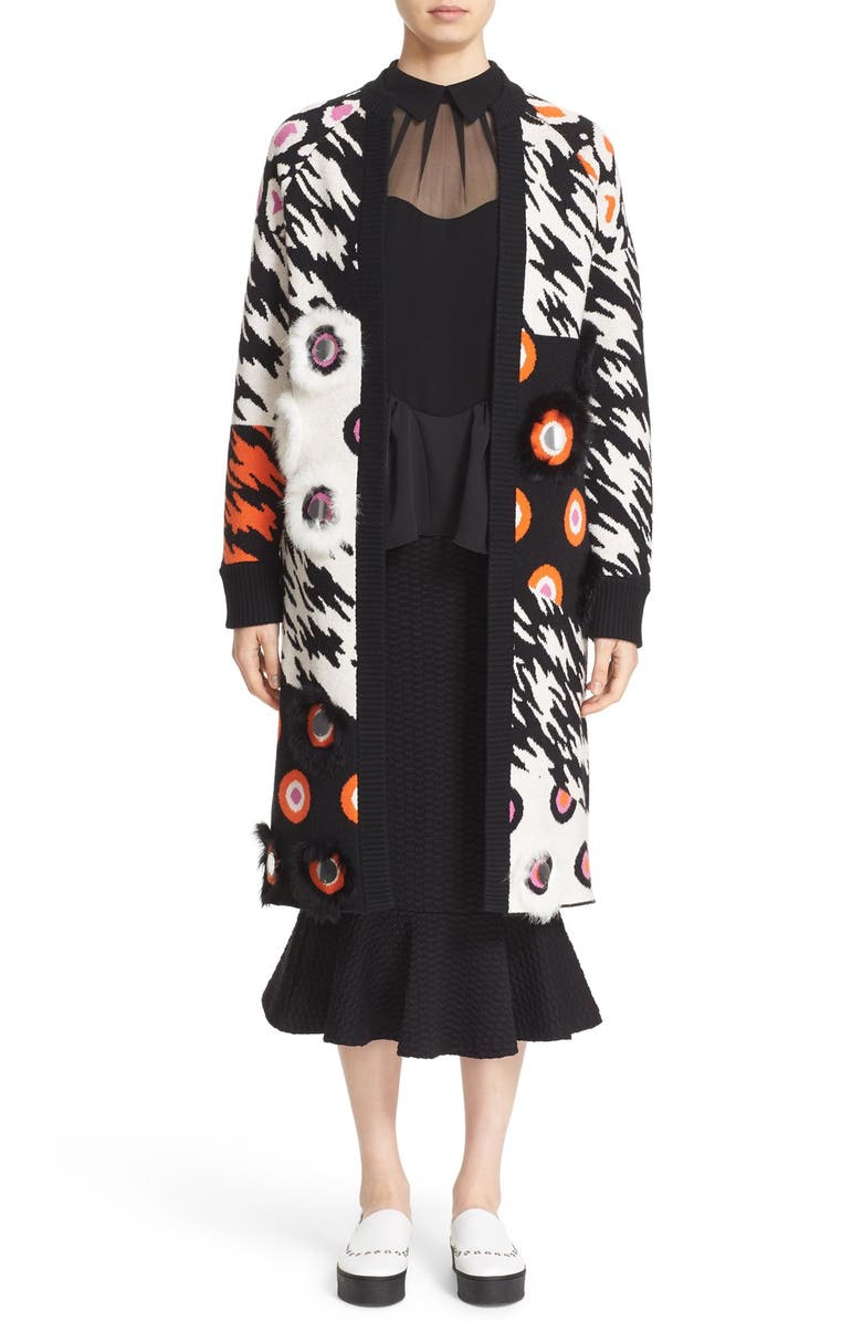 Opening Ceremony Textured Midi Skirt, Alternate, color, 