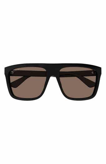 Gucci 58mm square sunglasses sales