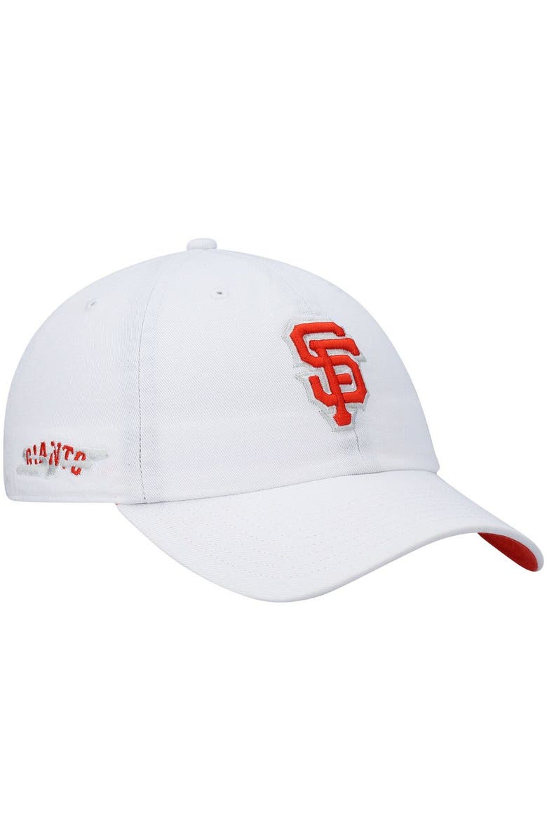 '47 Men's '47 White San Francisco Giants Area Code City Connect Clean Up Adjustable Hat, Main, color, White