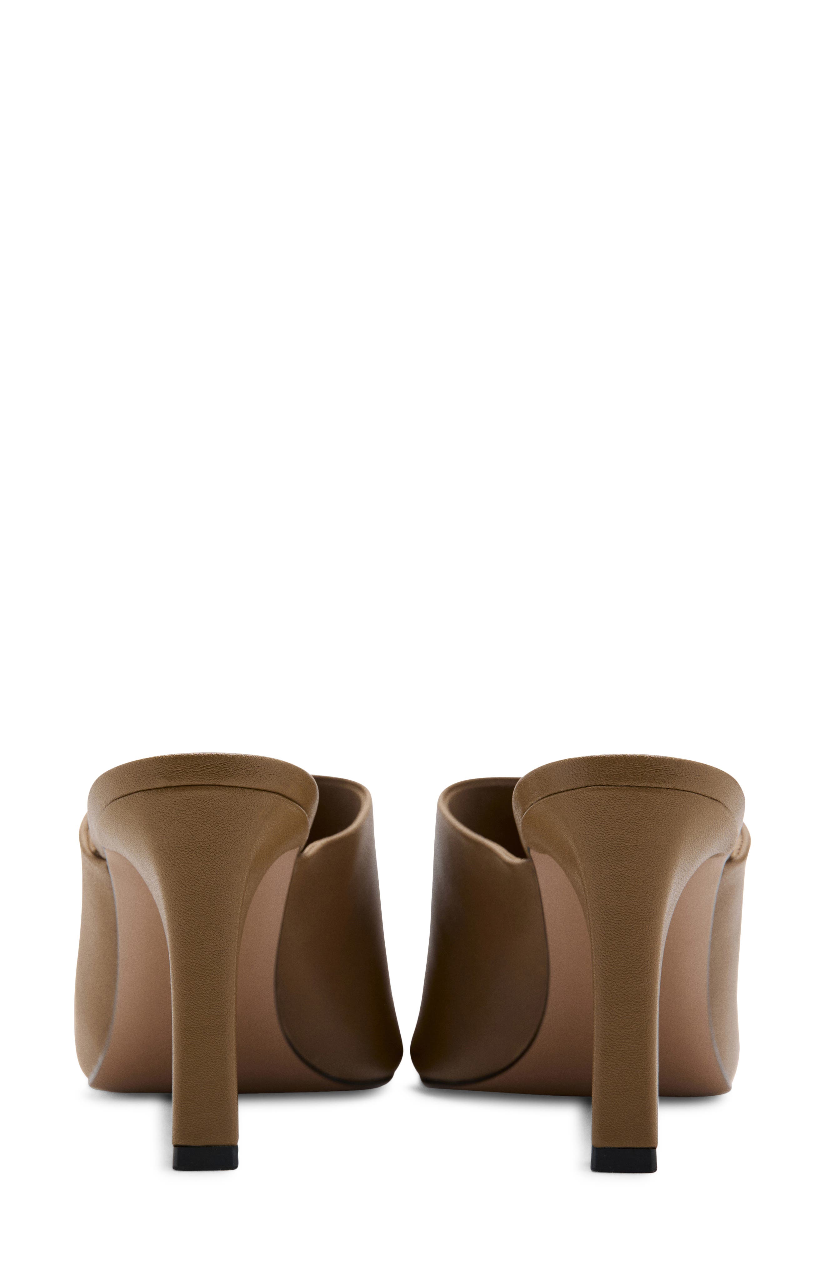 Leather Slide Sandal, Alternate, color, KHAKI
