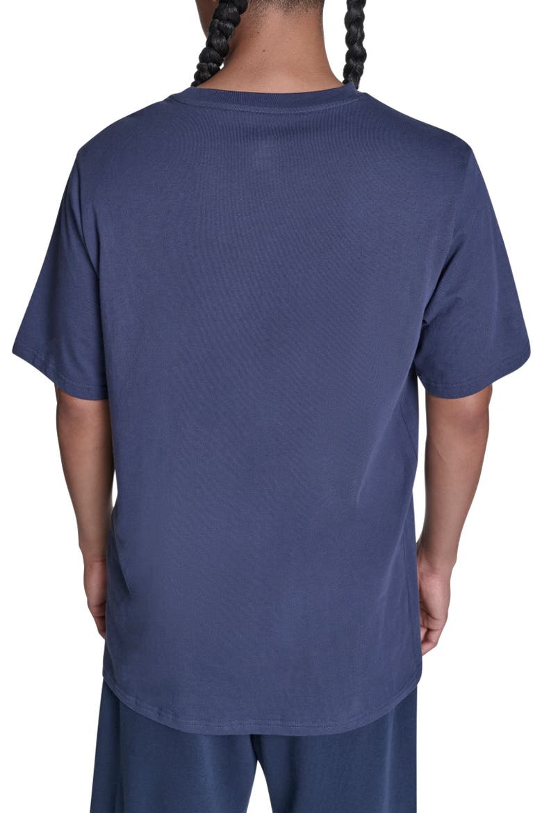 Broken Glass T-Shirt, Alternate, color, CONVERSE NAVY