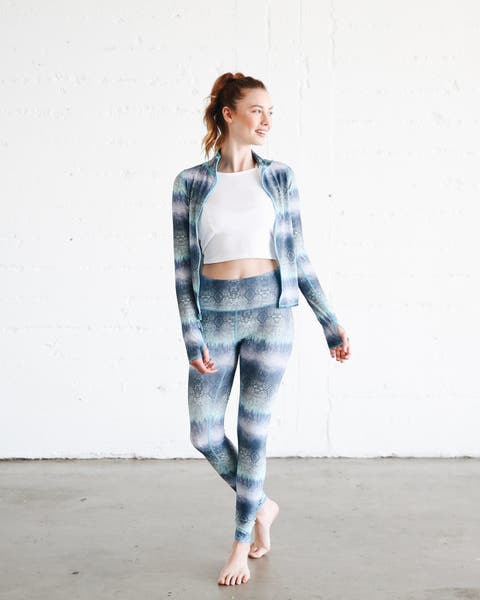 Women's Full Zip-Front Rash Guard Swim Top - UPF 50+