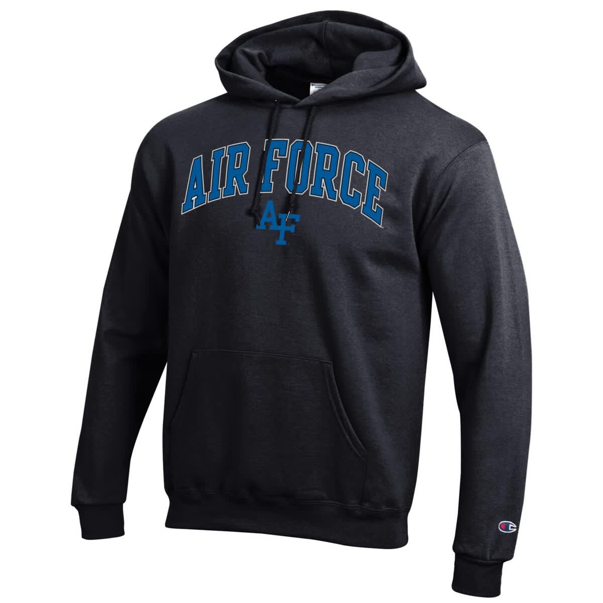 Champion Men's Champion Black Air Force Falcons Arch Over Logo Pullover ...
