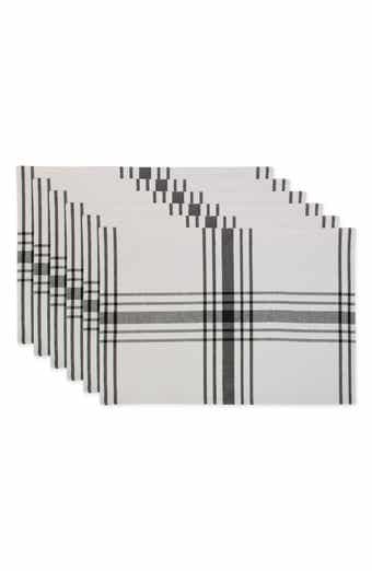 Design Imports Home Sweet Farmhouse Plaid Set of 4 Placemats