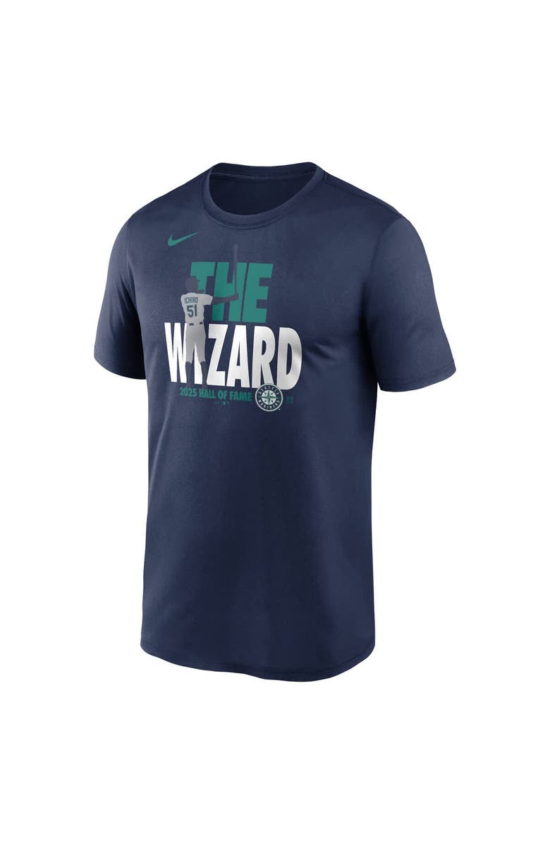 Nike Men's Nike Ichiro Suzuki Navy Seattle Mariners 2025 National Baseball Hall of Fame Legend T-Shirt, Alternate, color, Navy