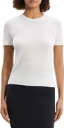 Theory Regal Short Sleeve Wool Sweater
