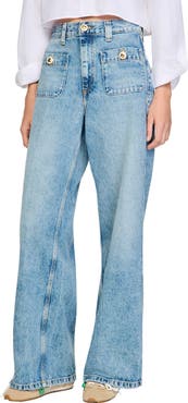 SANDRO Faded jeans