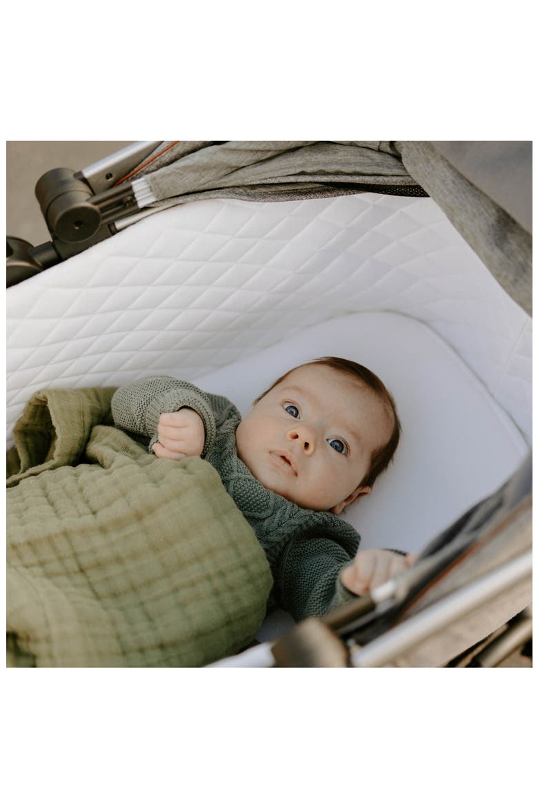 Cotton Muslin Baby Quilt, Alternate, color, FERN