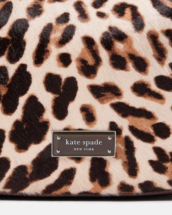 liv downtown genuine calf hair shoulder bag