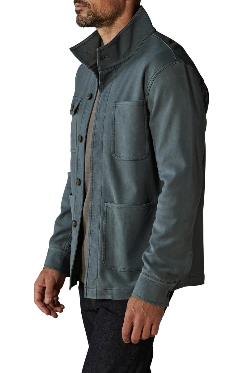 The Normal Brand Comfort Terry Cloth Chore Coat, Alternate, color, Waterloo