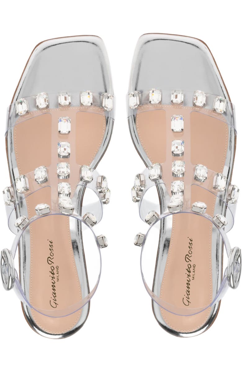 Gianvito Rossi Crystal Crash 05 Flats, Alternate, color,